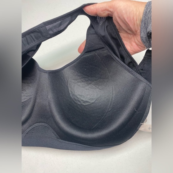 Shambhala BLK Sports Bra, 38D. *P1078 - Picture 2 of 5